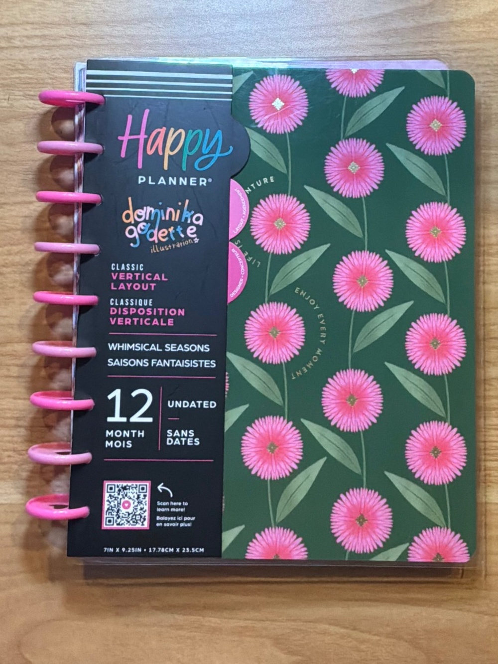 NEW!The Happy Planner Whimsical Seasons Classic 12 Month Disc Bound Undated Plan